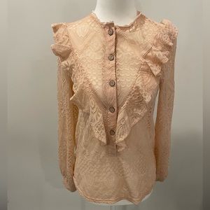 Womens Lt. Pink Lace Top